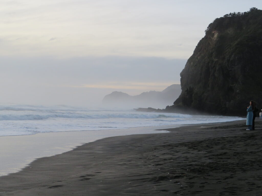 Lion Rock at Piha Beach in Auckland, NZ